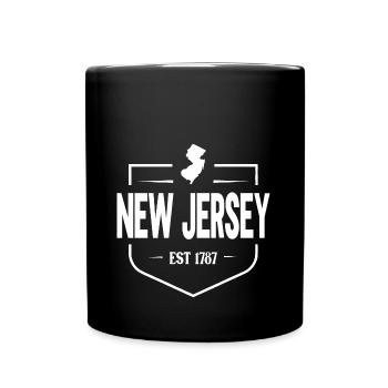 New Jersey - Full Colour Mug - black - Front