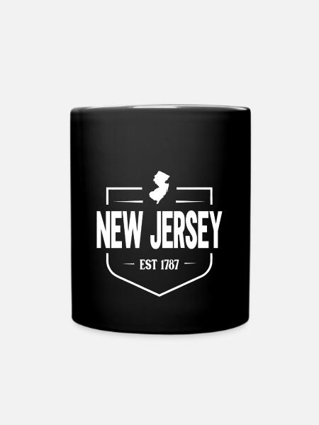 New Jersey - Mug uni - noir