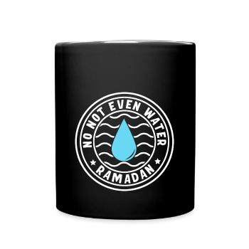 Non même pas d’eau Ramadan - Mug uni - noir - Devant
