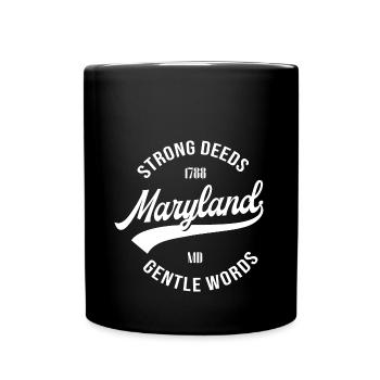Maryland - Full Colour Mug - black - Front