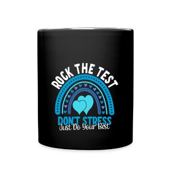 Faire basculer le test - Mug uni - noir - Devant