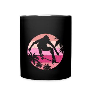 Skater Skateboard - Mug uni - noir - Devant