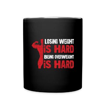 Bodybuilding Weight Training Fitness Muscle Building - Full Colour Mug - black - Front