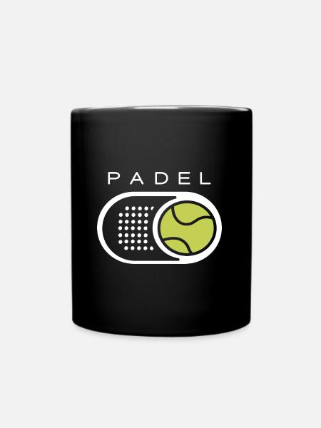 Padel Spieler Padelverein Paddle Padel-Tennis - Tasse einfarbig - Schwarz