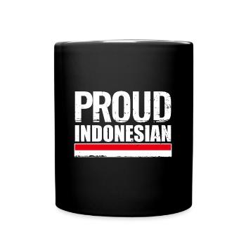 Proud Indonesian Indonesien Indonesisch Indonesier - Tasse einfarbig - Schwarz - Vorne