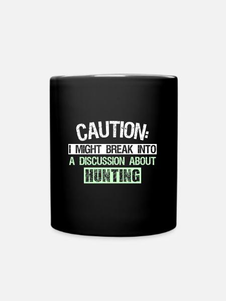 Caution - Tasse einfarbig - Schwarz