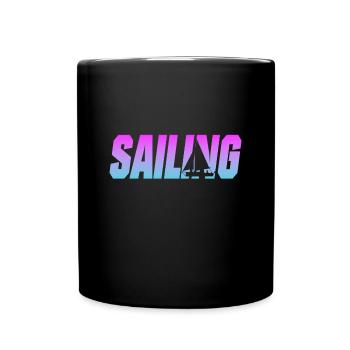 sailing - Tasse einfarbig - Schwarz - Vorne
