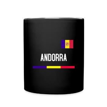 Bring your love to Andorra with this - Full Colour Mug - black - Front