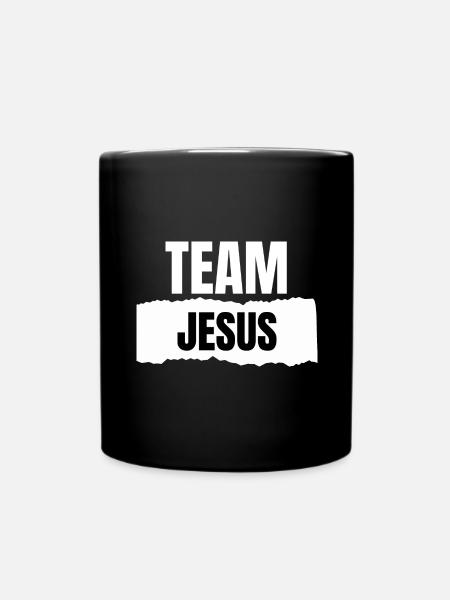 Cadeau chrétien de l’équipe de Jésus - Mug uni - noir