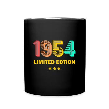 Millésime 1954 70e anniversaire 1954 Edition limitée - Mug uni - noir - Devant