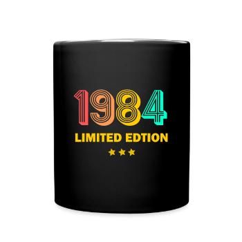 1984 Vintage 40ème Cadeau d’Anniversaire Né 1984 - Mug uni - noir - Devant