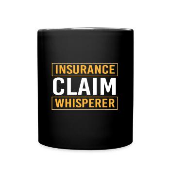 Versicherung Versicherungsagent - Tasse einfarbig - Schwarz - Vorne