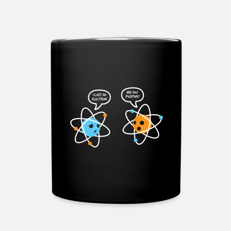 Physik Atome Ion - Tasse einfarbig - Schwarz