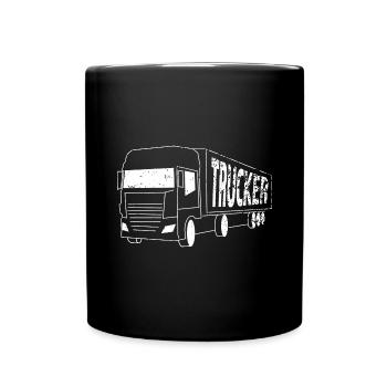 Trucker - Tasse einfarbig - Schwarz - Vorne