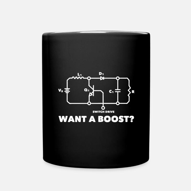 Electrical engineer electronics technician - Full Colour Mug - black