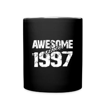 Né en 1997 depuis 1997, il est extraordinaire - Mug uni - noir - Devant
