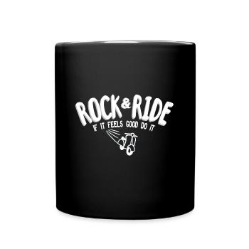 Rock Ride Rome Italy - Mug uni - noir - Devant
