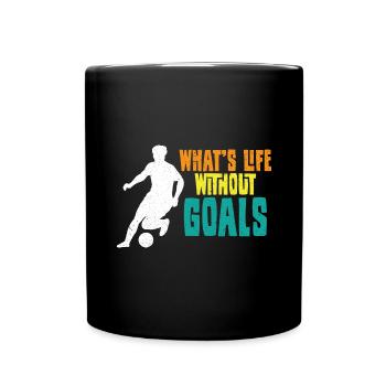 Football Footballers Football players Men's football - Full Colour Mug - black - Front