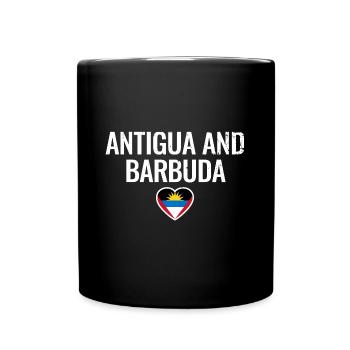 Antigua-et-Barbuda Drapeau Antigua - Mug uni - noir - Devant