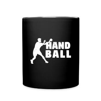 Handball HandballEur Ball Sport - Mug uni - noir - Devant