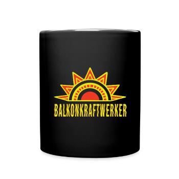 Solaranlage - Tasse einfarbig - Schwarz - Vorne