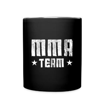 Mma Team - Tasse einfarbig - Schwarz - Vorne