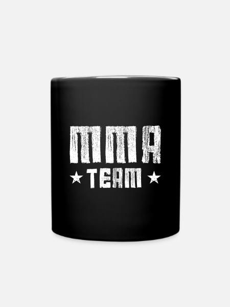 Mma Team - Tasse einfarbig - Schwarz