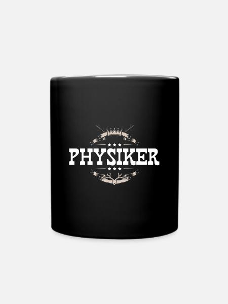 Physiker Beruf - Tasse einfarbig - Schwarz