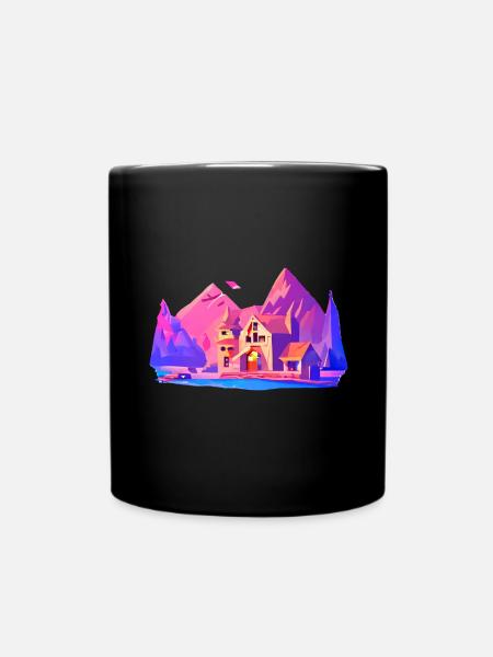 paysage cristallinser nature - Mug uni - noir