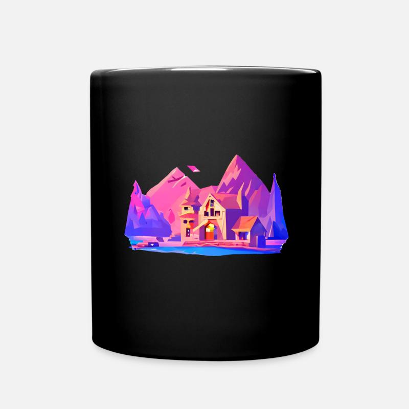 paysage cristallinser nature - Mug uni - noir