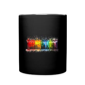 Manchester Pride - Full Colour Mug - black - Front