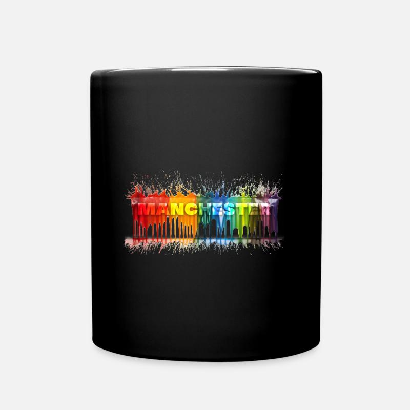 Manchester Pride - Full Colour Mug - black