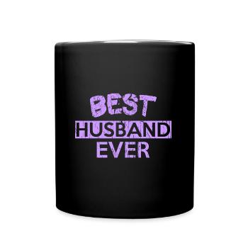 BEST HUSBAND EVER - Tasse einfarbig - Schwarz - Vorne