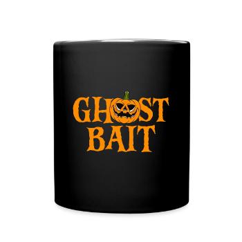 Ghost Bait Halloween Pumpkin Ghost Hunter - Full Colour Mug - black - Front