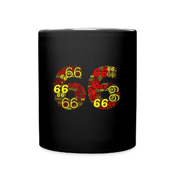 66 Seixanta Six Sang i Or - Mug uni - noir - Devant
