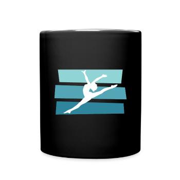 Kunstturnen - Tasse einfarbig - Schwarz - Vorne