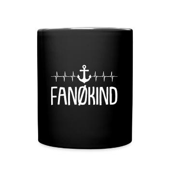 Fanö Anchor Heartbeat - Full Colour Mug - black - Front