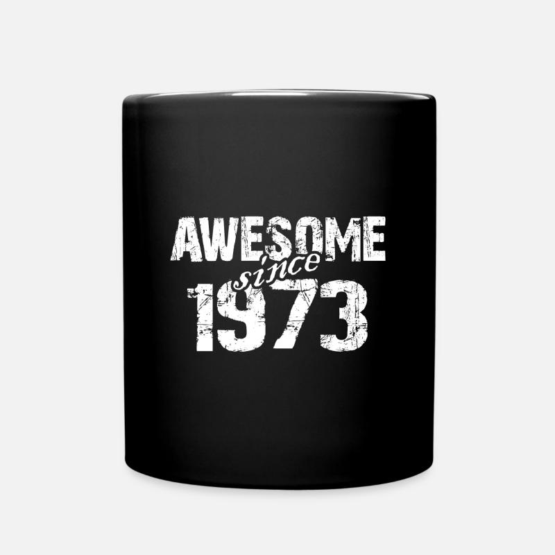 Geboren 1973 seit 1973 aussergewöhnlich - Tasse einfarbig - Schwarz