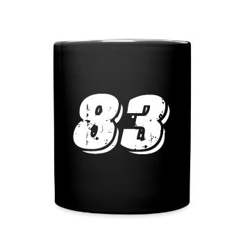 83 Symbole numérique - Mug uni - noir - Devant