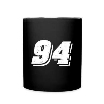 94 Number Symbol - Full Colour Mug - black - Front