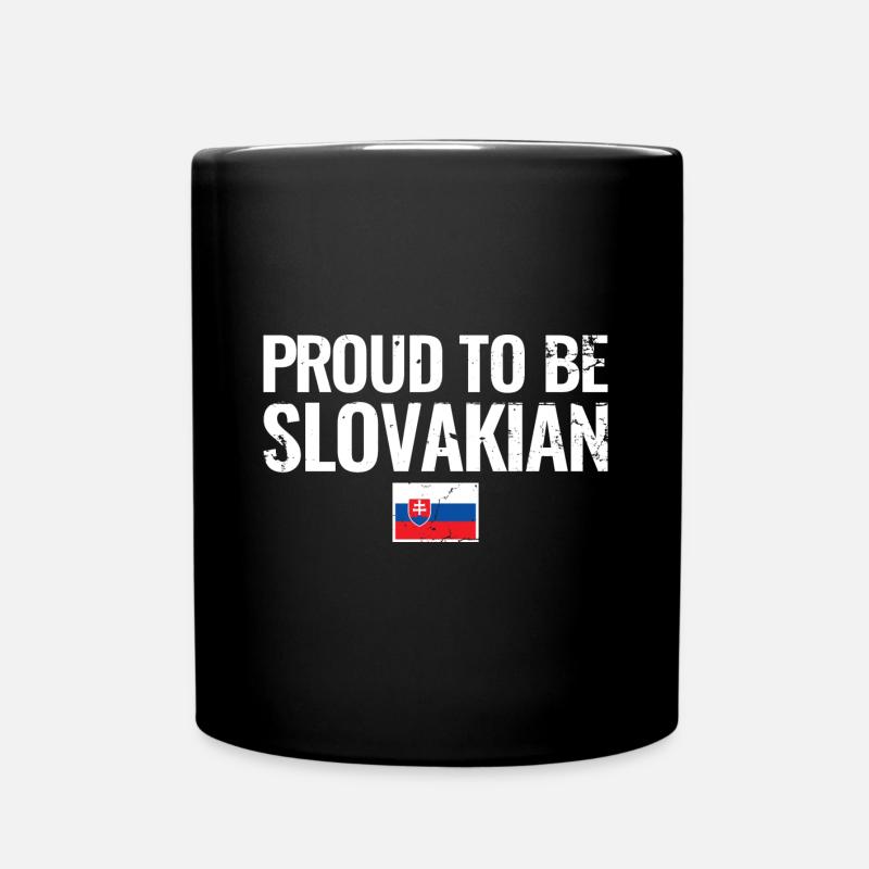 Fier d’être slovaque Slovaquie Slovaque Slovaque - Mug uni - noir