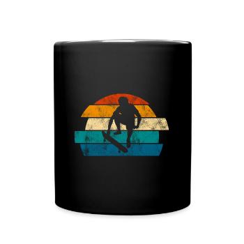 Skateboarder Skateboard Skater Skate Skateing - Mug uni - noir - Devant