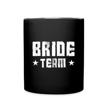 Équipe de la mariée - Mug uni - noir - Devant