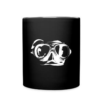Goggles Diving Scuba Symbol - Full Colour Mug - black - Front