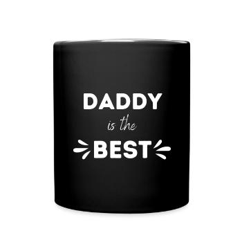Papa est le meilleur cadeau papa - Mug uni - noir - Devant
