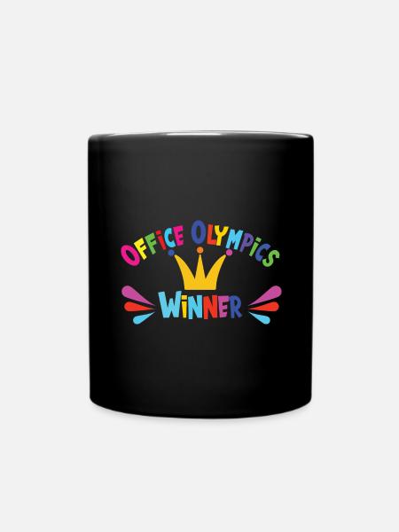 Büro - Tasse einfarbig - Schwarz