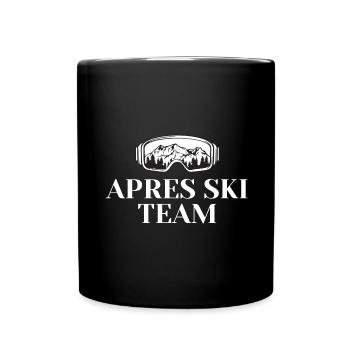 L’équipe de ski des Alpes - Mug uni - noir - Devant