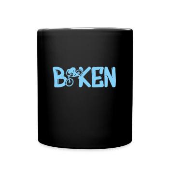 biken - Tasse einfarbig - Schwarz - Vorne