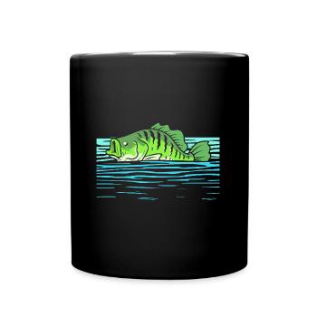 Sunfish Crappie Fish Perch - Full Colour Mug - black - Front