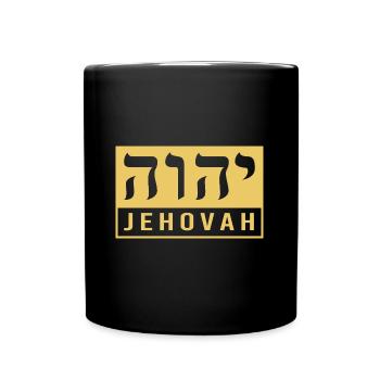 Jude Jüdisch Judentum Yeshua - Tasse einfarbig - Schwarz - Vorne